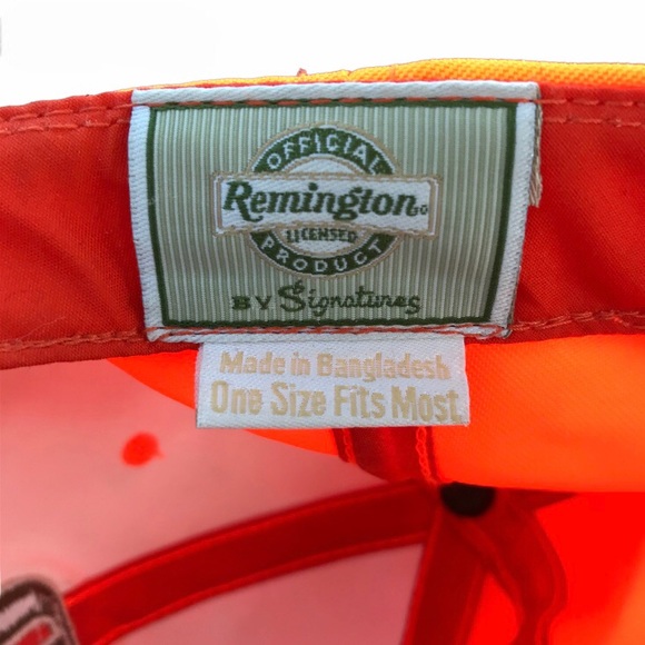 Remington R Logo Blaze Orange Hat Hunting - Picture 2 of 6